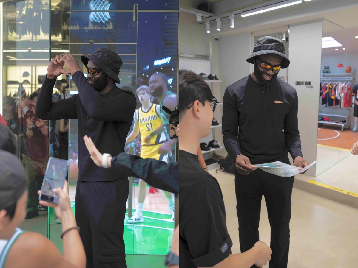 한세엠케이 NBA, 제일런 브라운과 플래그십스토어서 팬밋업 성료 839-Image